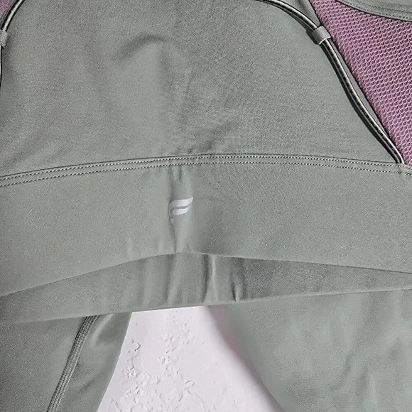 Motion365+ Contour High-Waisted Legging Size XXL Green & Purple Lace Back - Picture 11 of 16